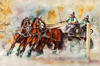 Čtyřspřeží pony